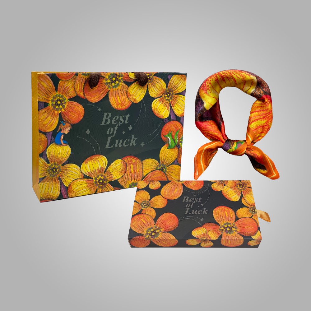 商品名稱_幾米-幸福郵你絲巾