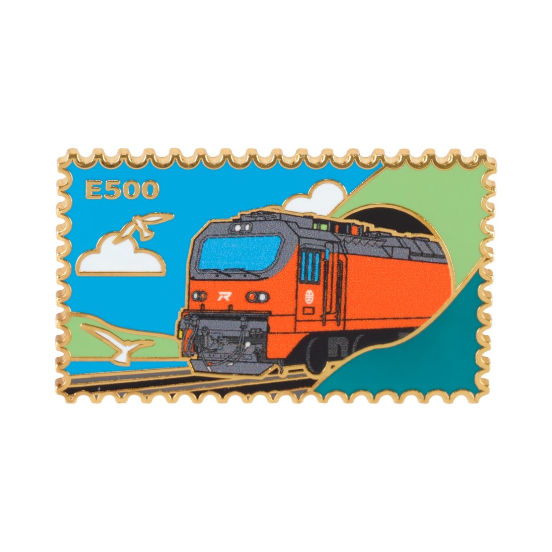 列車小徽章E500款